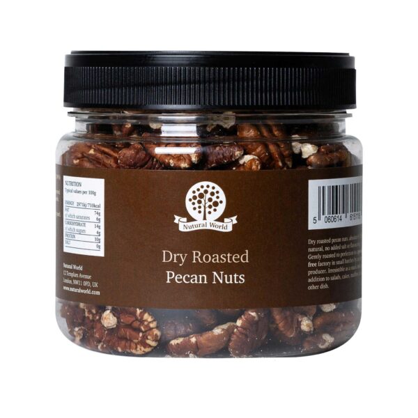 Dry Roasted Pecan Nuts - Unsalted (500g)