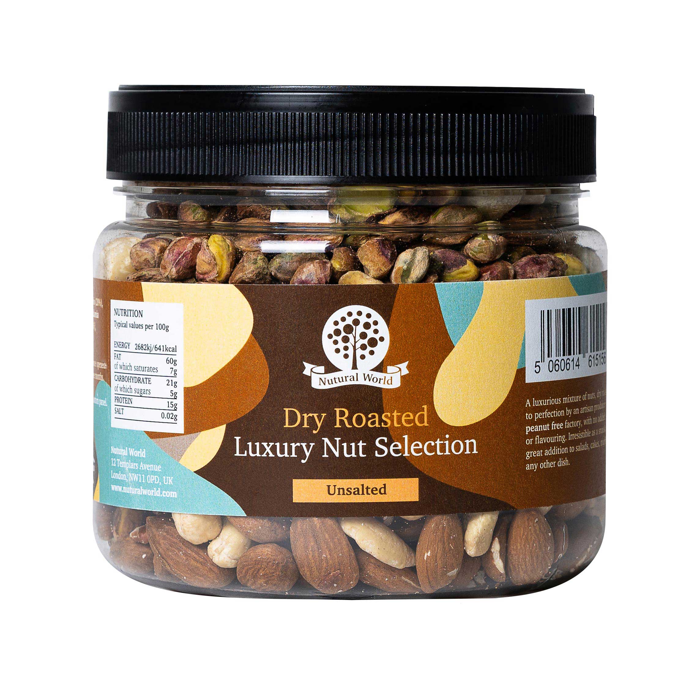 Dry Roasted Luxury Nut Selection (500g)