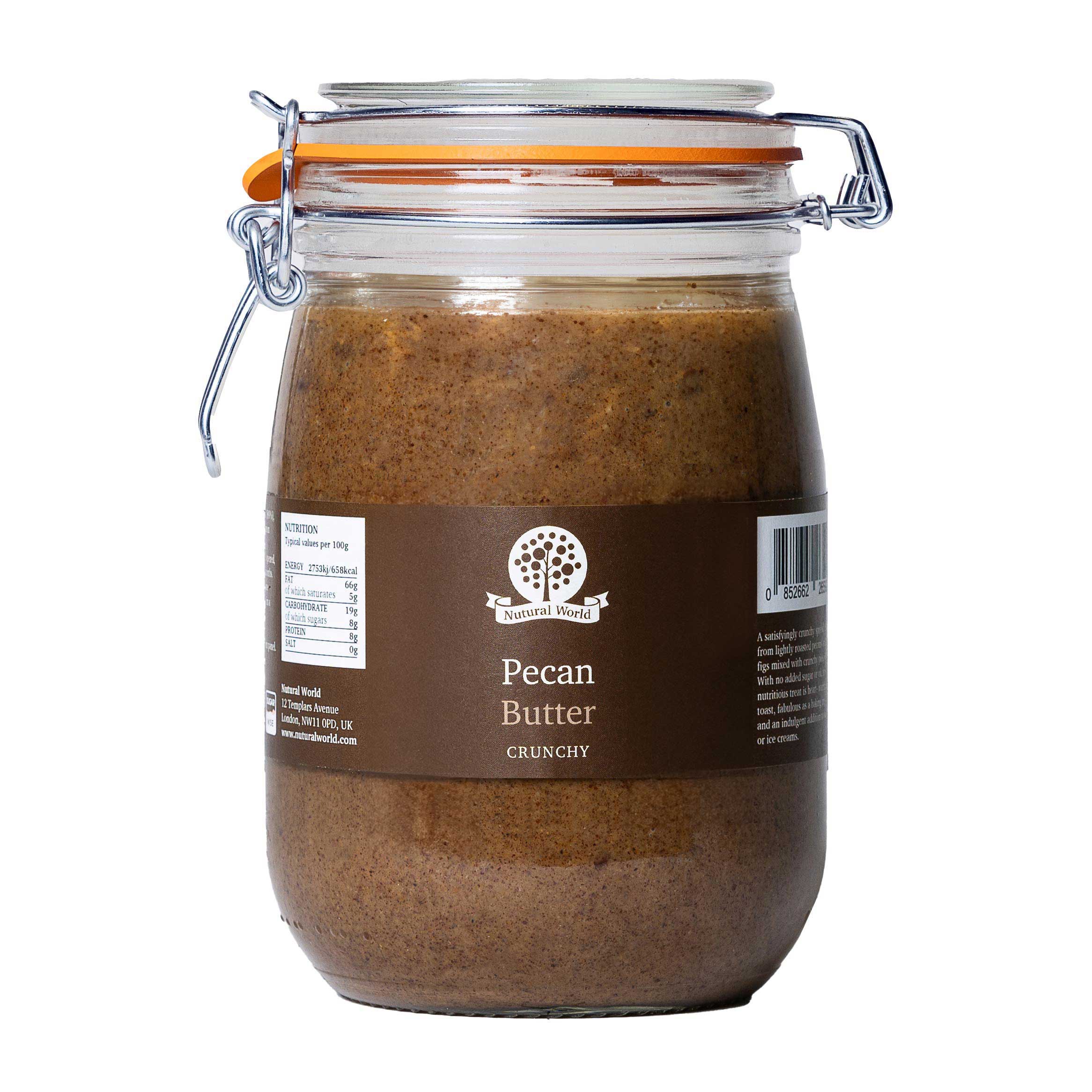Large Glass Jar - (1kg) Pecan Crunchy | Large Glass Jar 1Kg 33.00