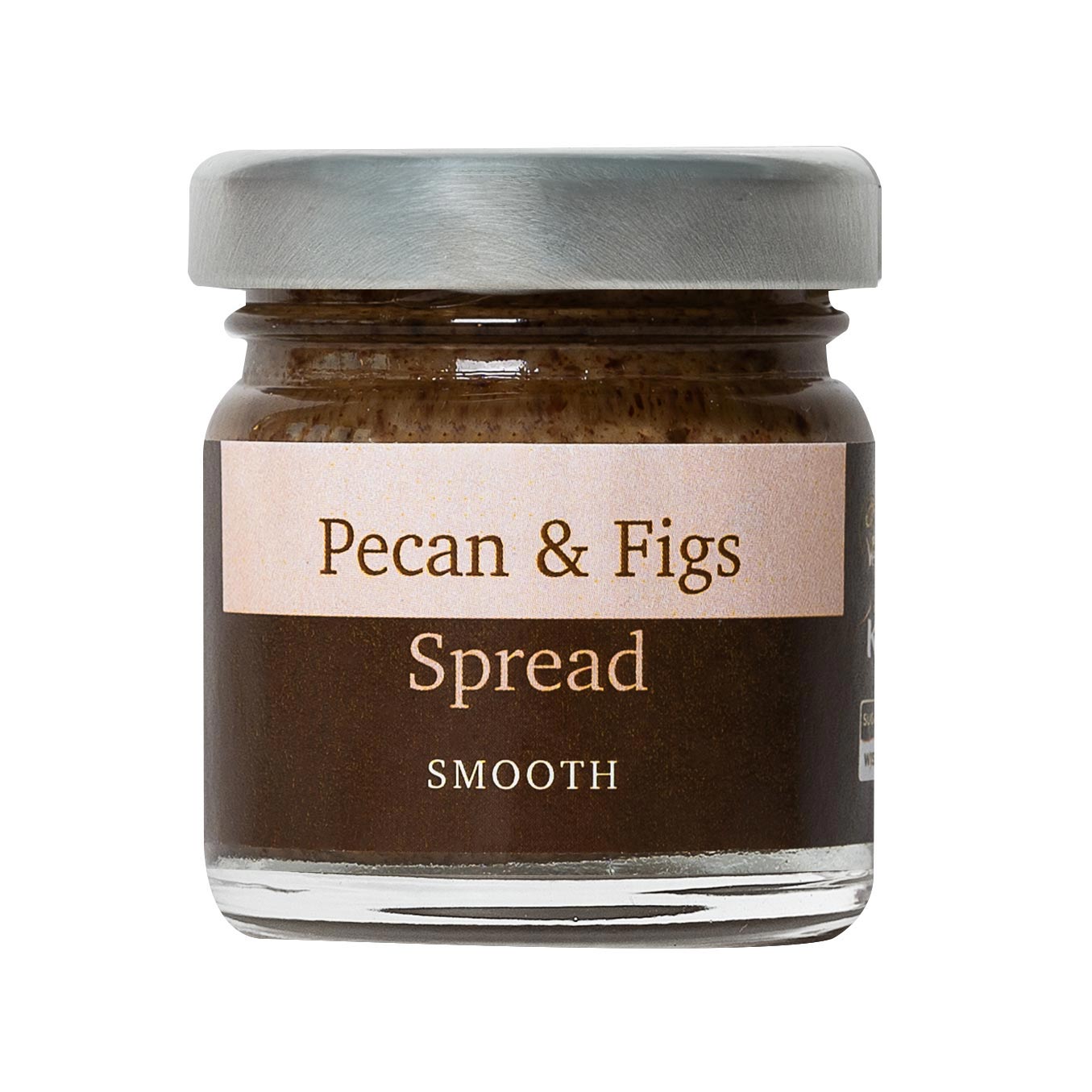 Mini nut butter jars (35g) Pecan and Figs spread Smooth